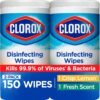 Disinfectant wipes for killing germs