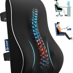 Lower back lumbar support cushions for improved posture