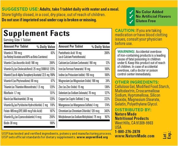 Nature Made Multivitamin Tablets with - Image 6