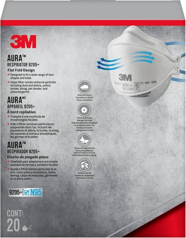 3M Aura Particulate N95 Respirator - Image 2