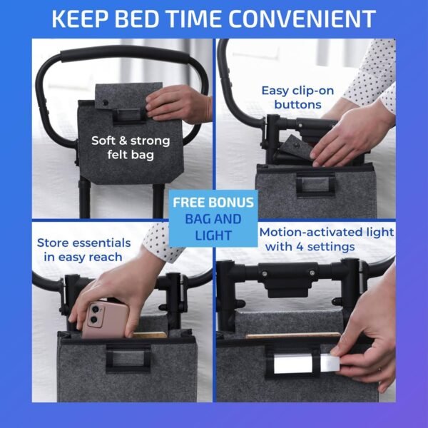 Sturdy Bed Rails for Elderly Adults - Image 7