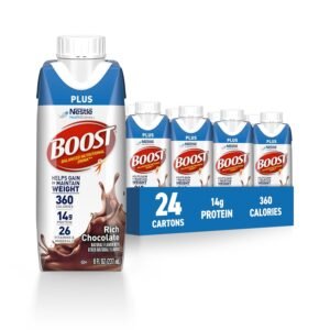 Boost Plus shakes for extra calories and energy