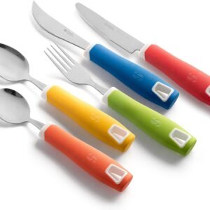 Ergonomic cutlery for arthritis-friendly eating