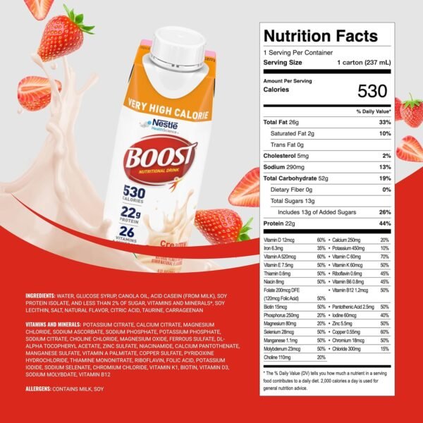 Boost Very High Calorie Strawberry - Image 2