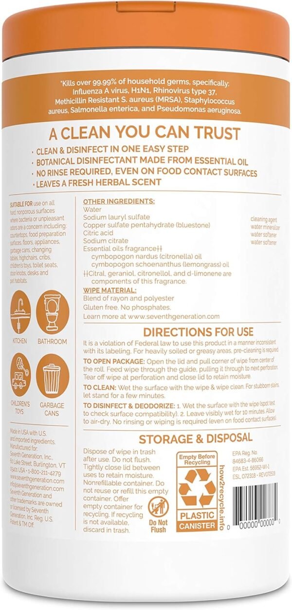 Seventh Generation Disinfecting - Image 2