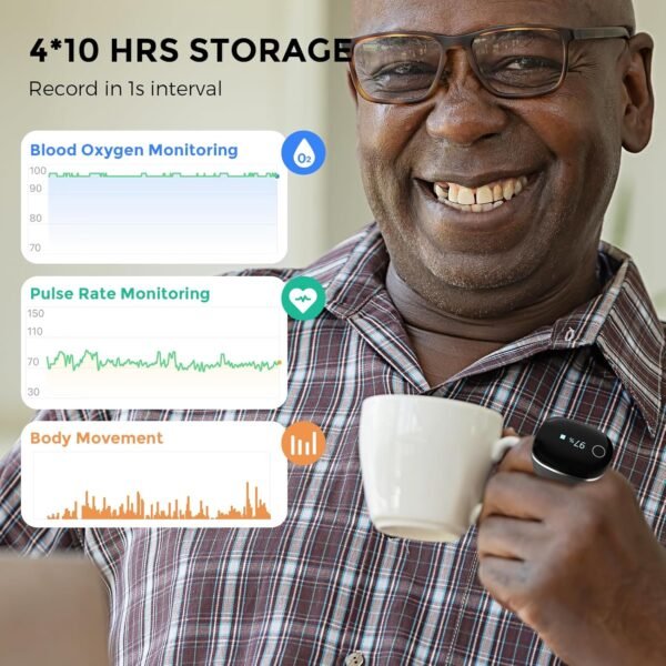 Wellue O2Ring-S Oxygen Monitor with - Image 4
