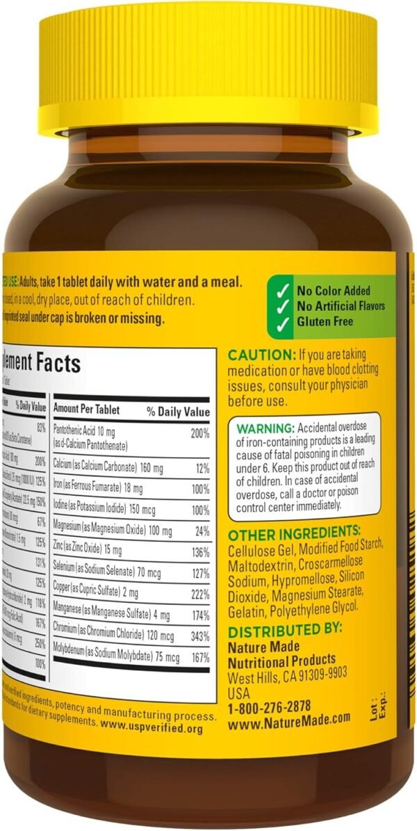Nature Made Multivitamin Tablets with - Image 8
