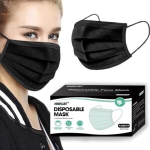 3-ply disposable face masks for basic protection