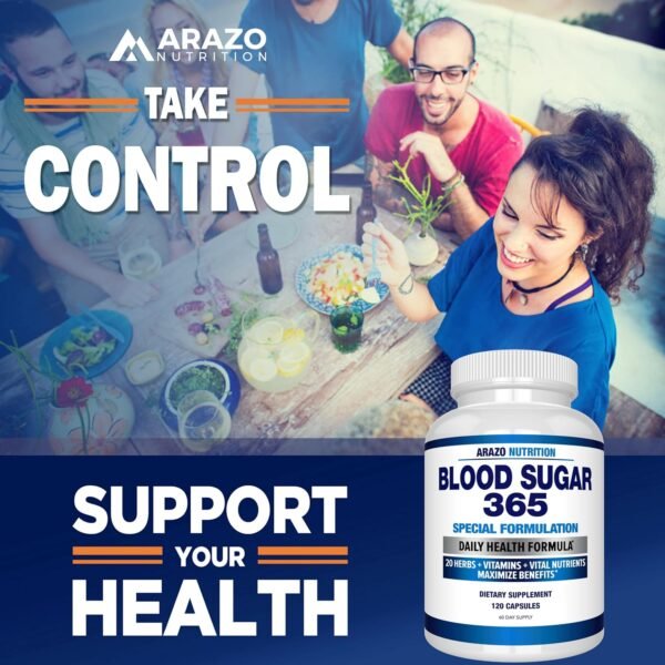 Arazo Nutrition Blood Sugar 365 - Image 5