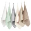Soft cotton washcloths for gentle cleansing