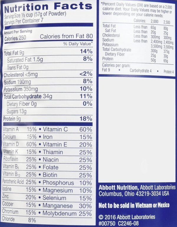 Ensure Original Vanilla Nutrition Powder - Image 11