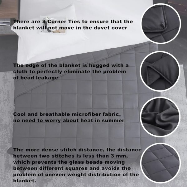 Weighted Blanket (Dark - Image 3