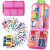 Travel pill organizers for portability