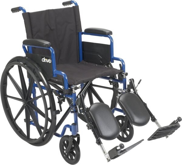 Standard manual wheelchairs with adjustable footrests